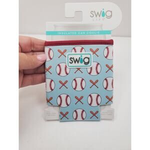Swig Life Can + Card Holder Neoprene Insulated 12oz, Baseball Home Run Coolie
